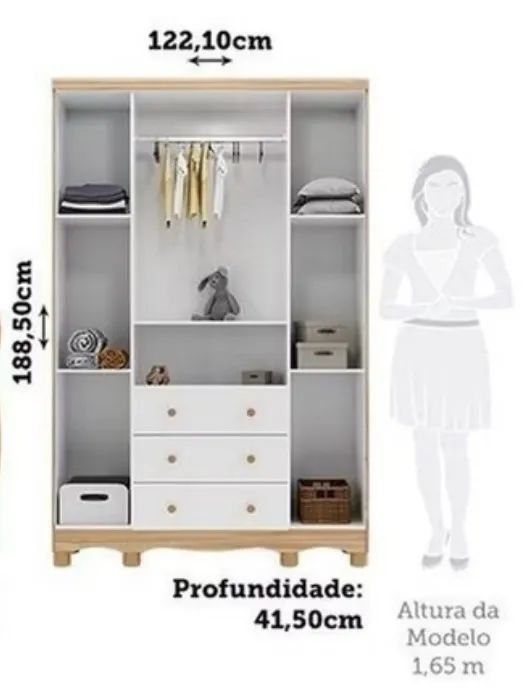 Guarda roupa infantil  - Foto 3
