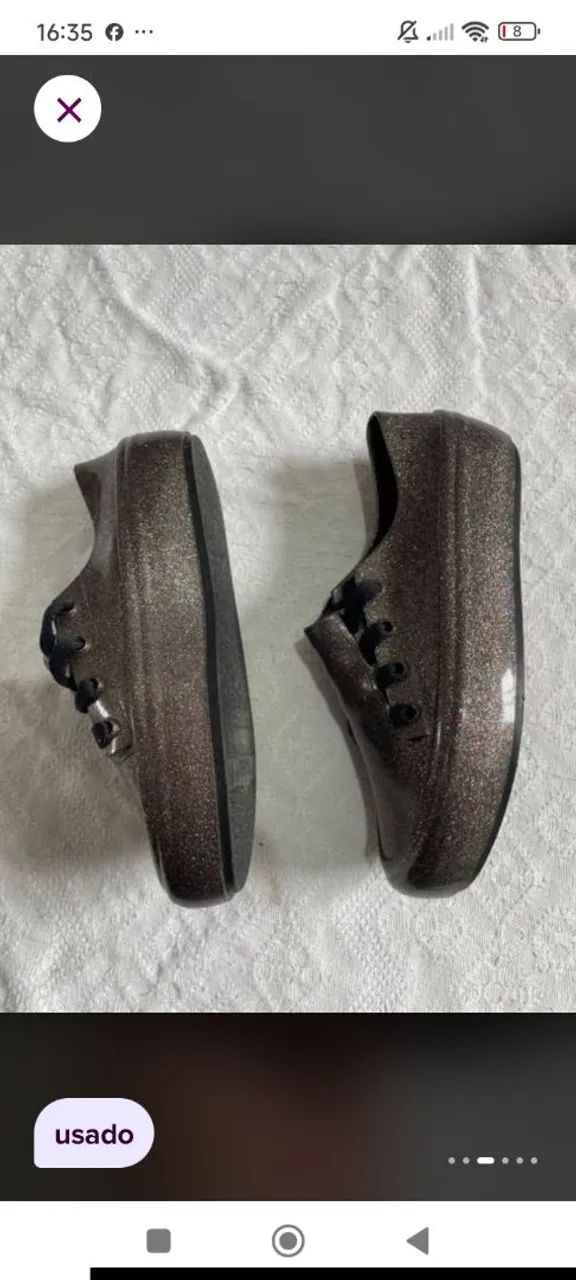 Tênis melissa ulitsa Glitter  - Foto 2