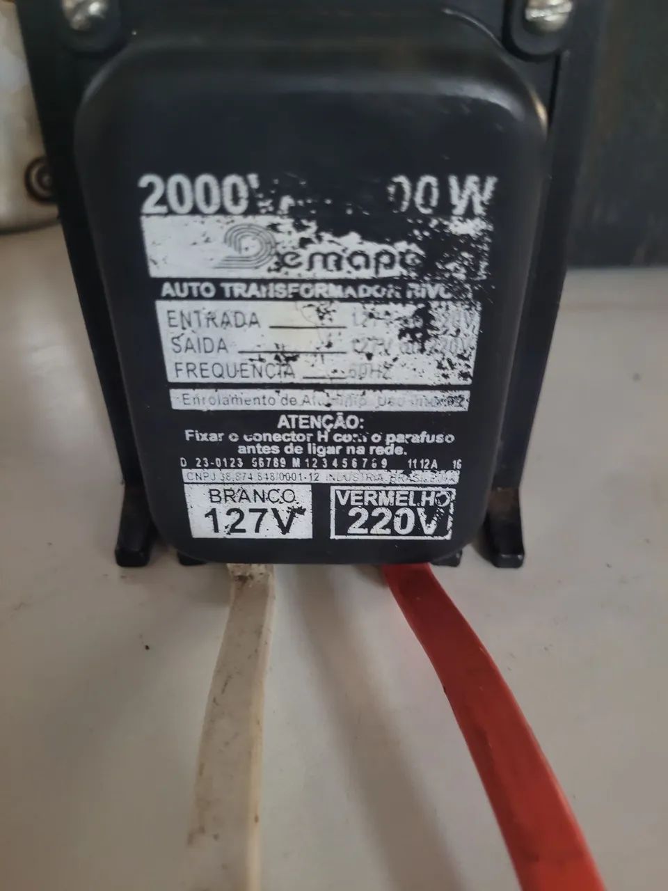 Transformado de 127v para 220v