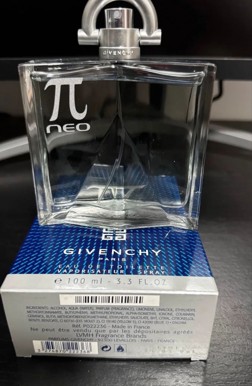 perfume raríssimo pi neo givenchy phi raro colecionador - Beleza e
