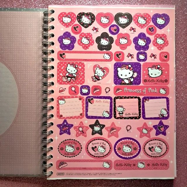 Caderno universitário Hello Kitty 96 fls - Foto 3