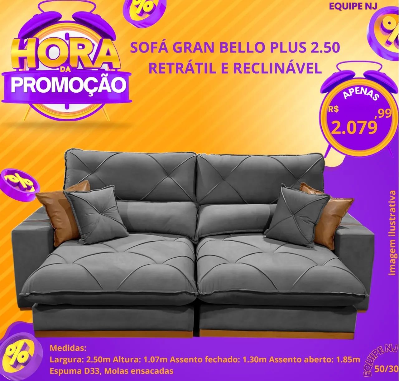 Sofá Gran Bello 2,50