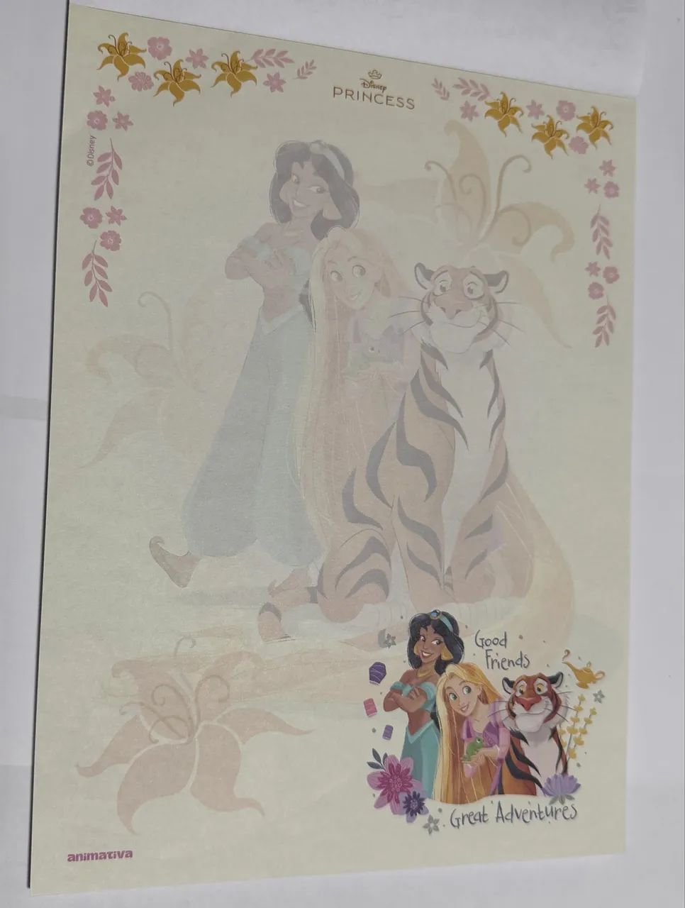 Papel de carta Princesas Disney Animativa  - Foto 2