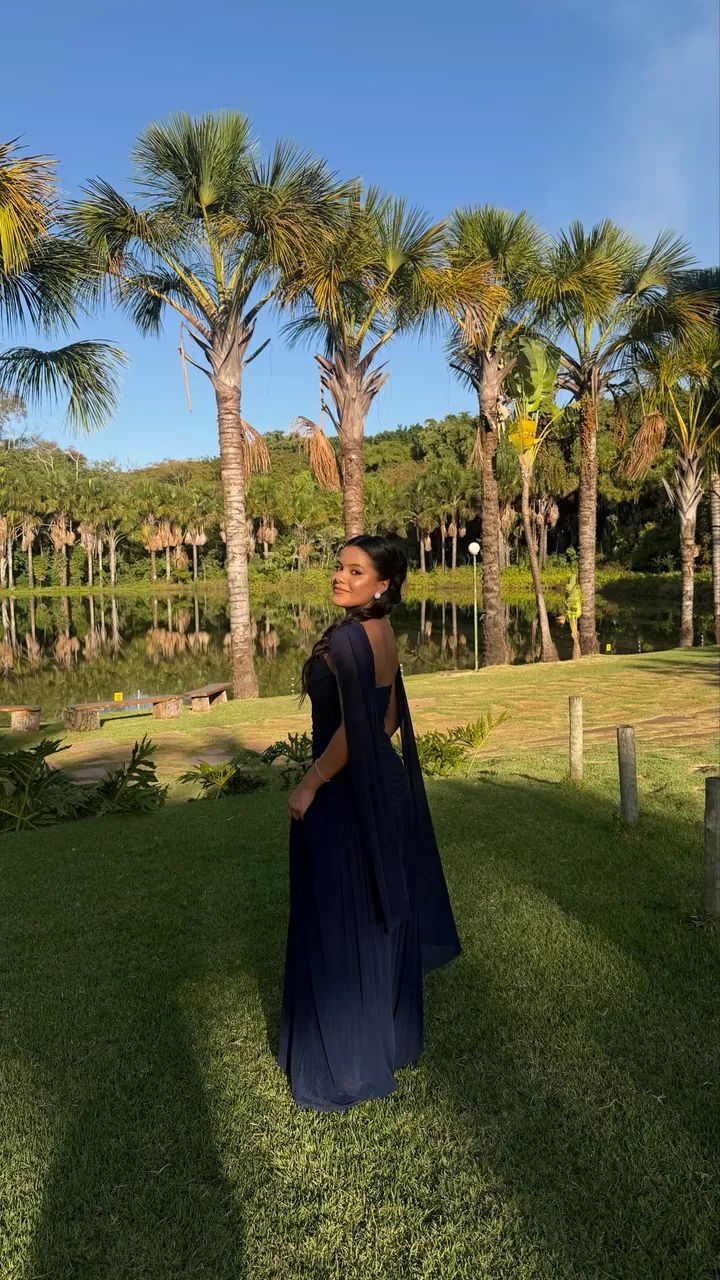 Vestido longo para casamento e eventos sociais - Foto 5