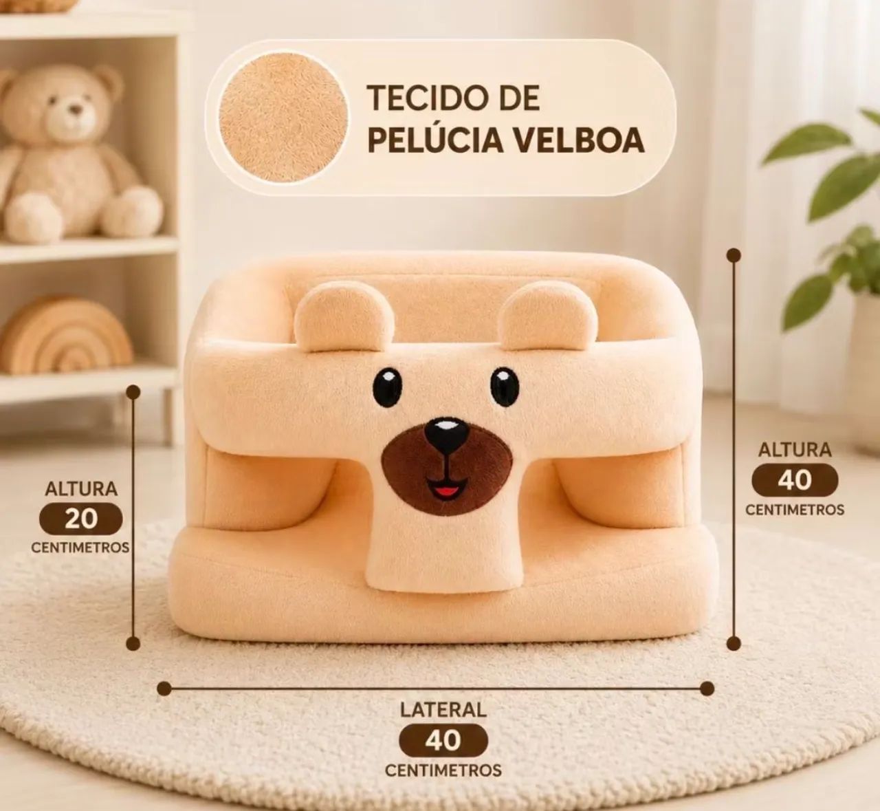 Assento de bebê sofázinho 