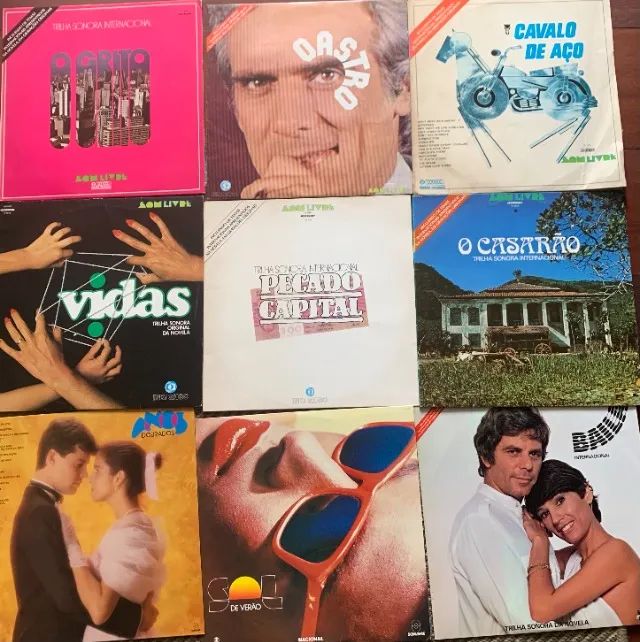 DISCOS DE VINIL - TRILHA SONORA DE NOVELAS