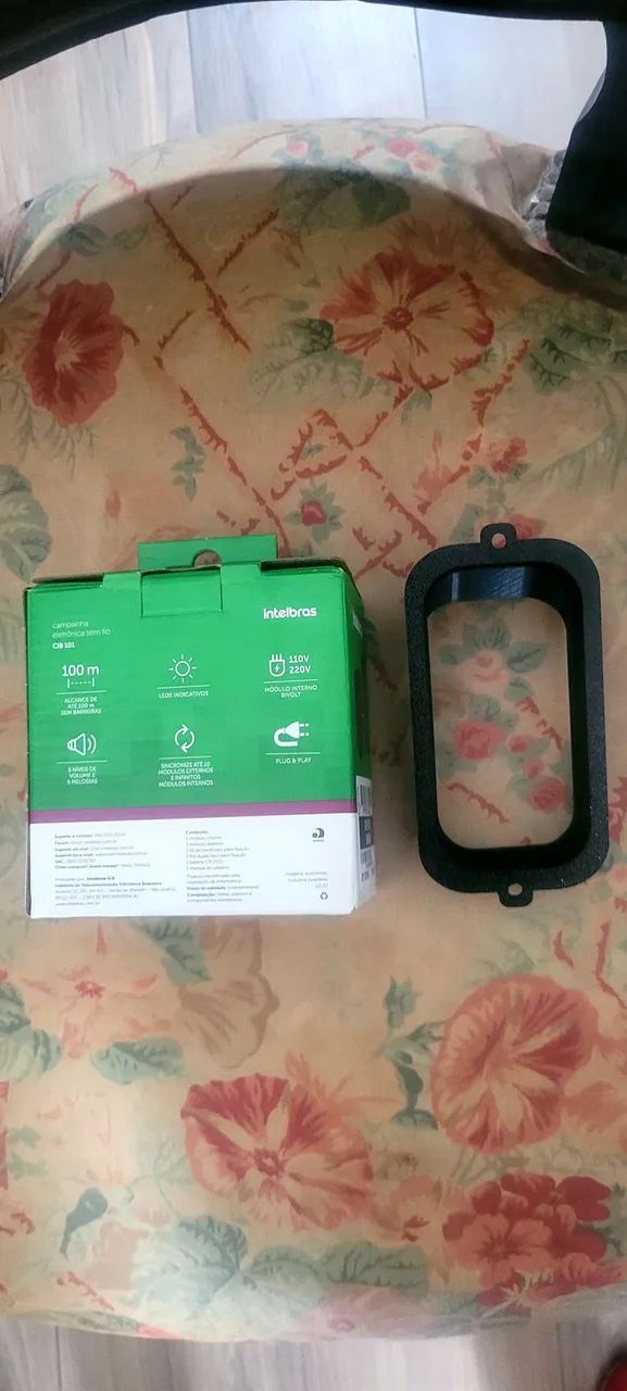 CAMPAINHA INTELBRAS CIB 101 LACRADA COMPLETA COM CAPA DE PROTEÇÃO - Foto 3
