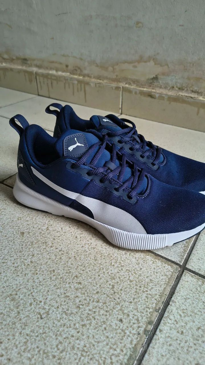 Tênis puma flyer runner azul - Foto 3