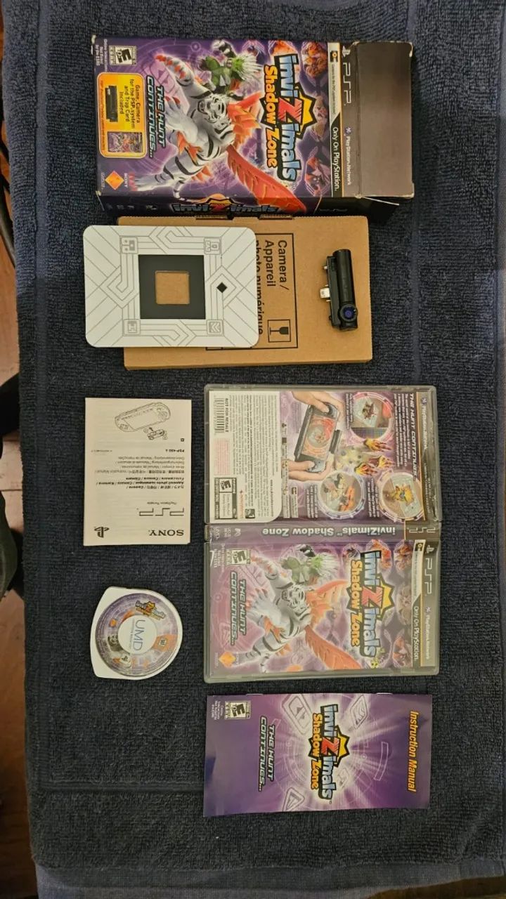 InviZimals Shadow Zone PSP - Kit Completo (Câmera + Trap Card +