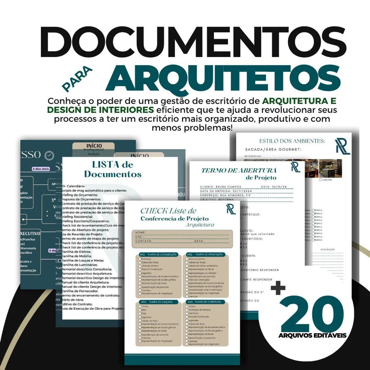 DOCUMENTOS DE GESTÃO PARA ARQUITETO