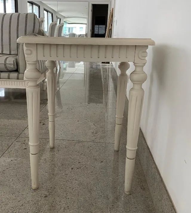 Sala completa: 2 sofás + 2 cadeiras + 2 mesas (centro e canto) - Foto 4