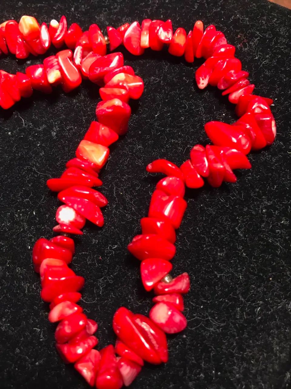 Colar de Cascalhos Pedra Coral - Foto 4