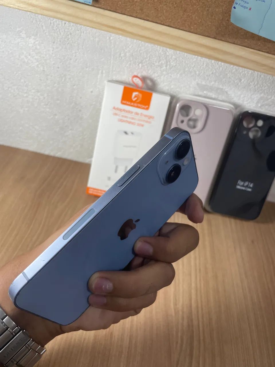 IPHONE 14 128 SEMI NOVO COM NOTA FISCAL  - Foto 2