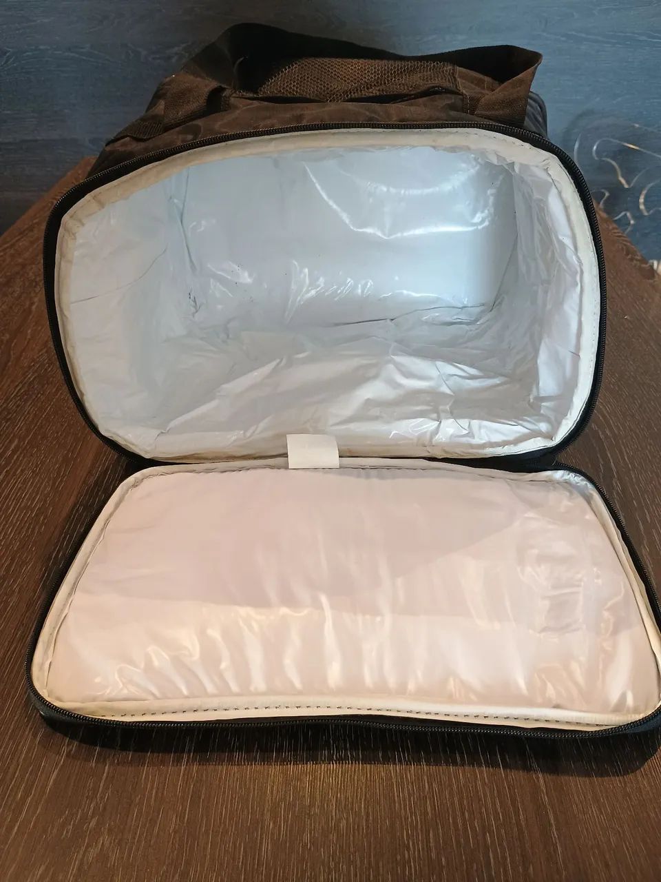 Bolsa térmica preta | 34x20x27 cm | prática e versátil - Foto 5