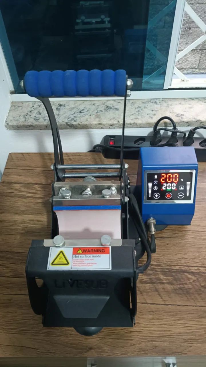 Prensas cilíndricas + Impressora Epson L120 para sublimação