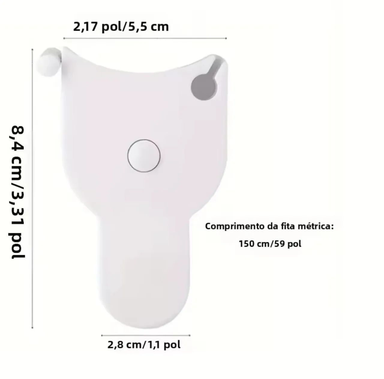 Fita métrica automática para medição corporal - Foto 5
