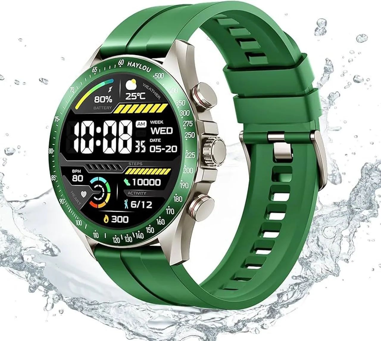 Relógio Inteligente Haylou Solar Pro Green Tela Amoled (Novo com Garantia)  - Foto 4