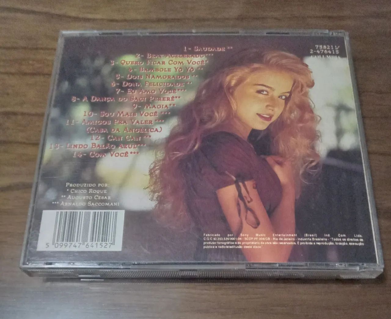 CD raro Angélica 1994 com poster original da época - Foto 2