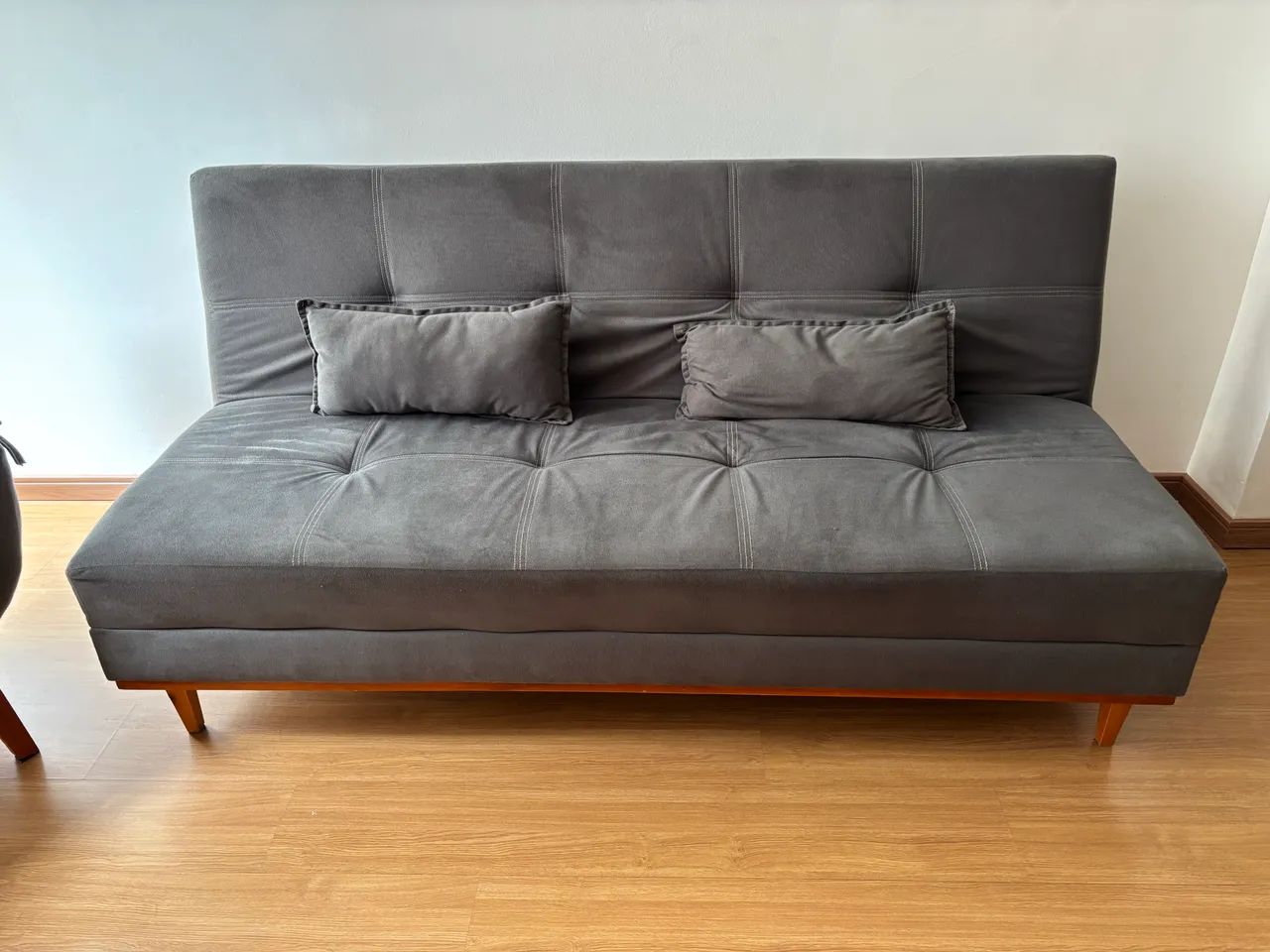 Sofá Cama Cinza 