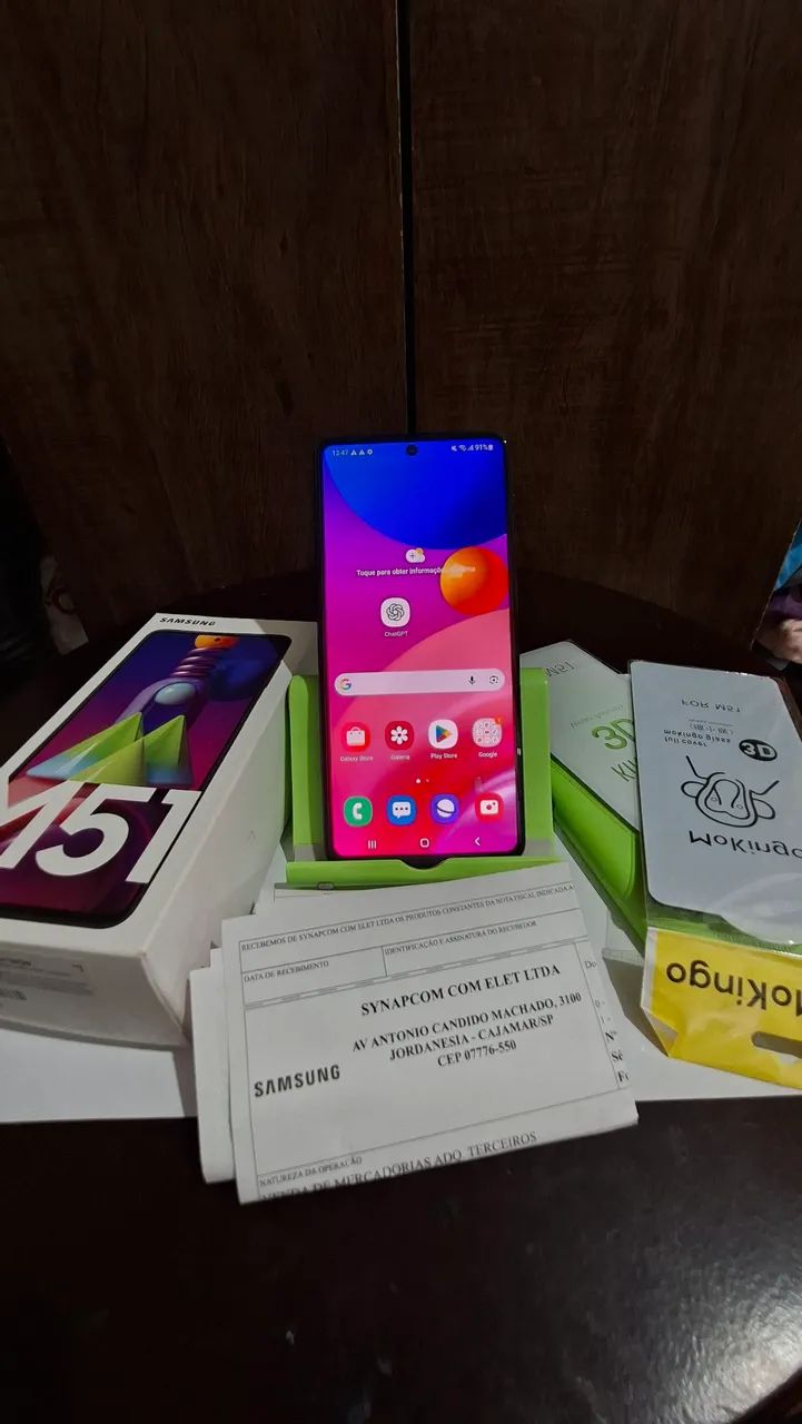 Celular Samsung M51 impecável tela original ,com procedência 