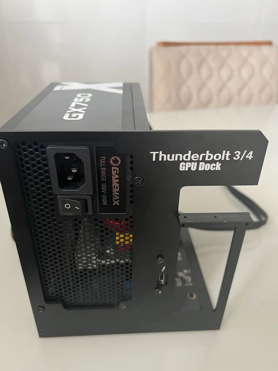 EGPU Dock + Fonte GX 750 full modular  - Foto 2