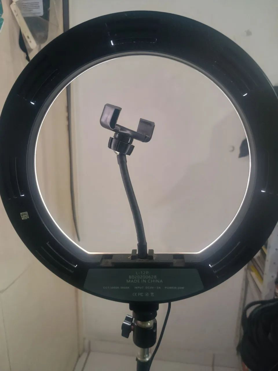 Ring light grande com regulador de luz