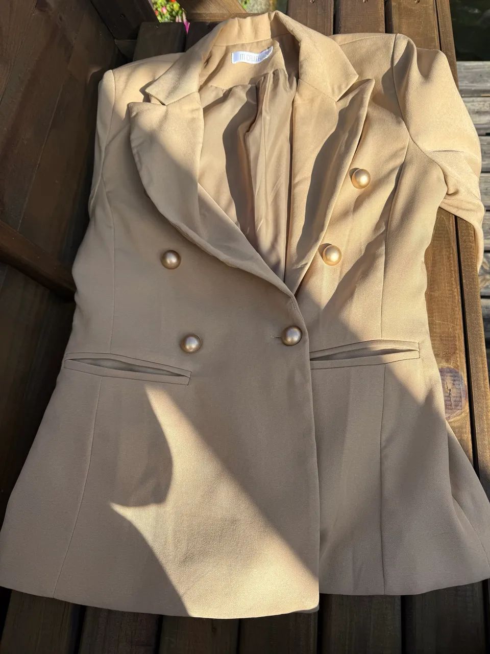 Blazer Bege escuro  - Foto 2