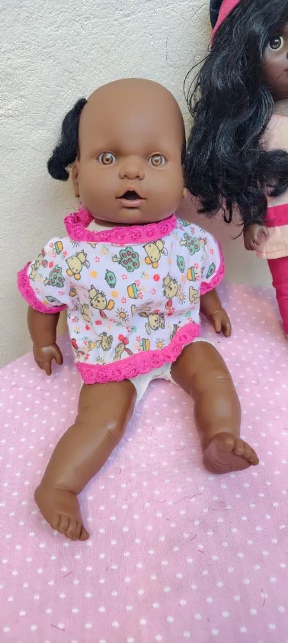 Boneca Antiga Negra Kit com 2 - Foto 3