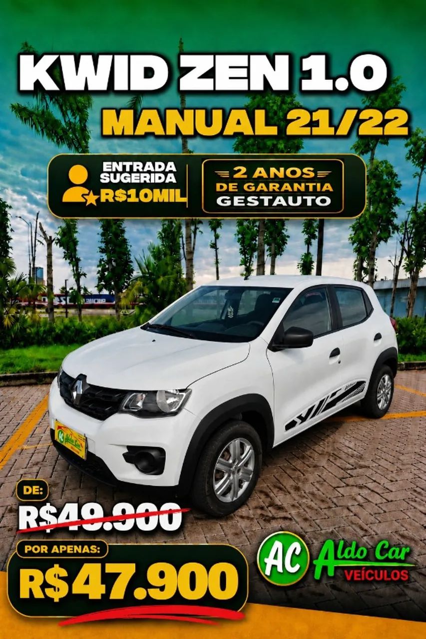 Renault Kwid KWID Zen 1.0 Flex 12V 5p Mec. 2022