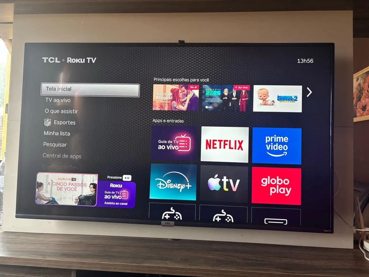 Televisão TCL 50 polegadas 