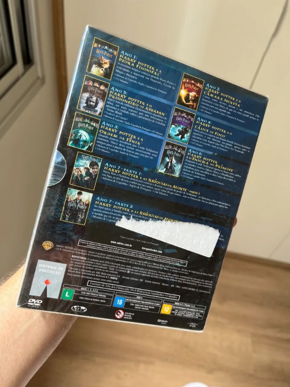 Box Coleção Harry Potter 8 filmes Box original em Dvd 8 discos - Foto 3