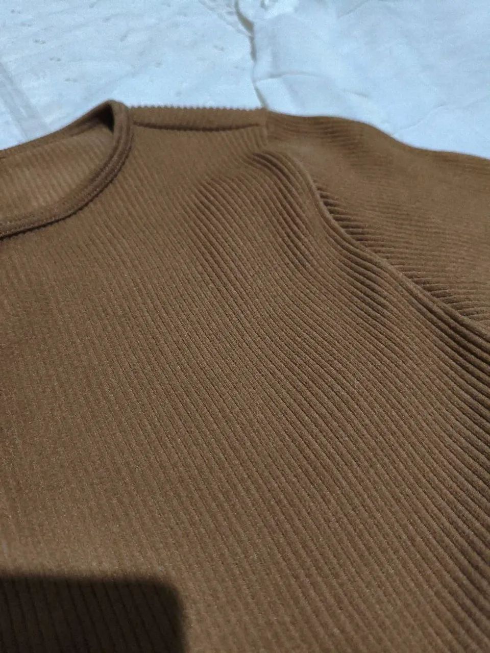 Blusa feminina canelada P - Foto 4