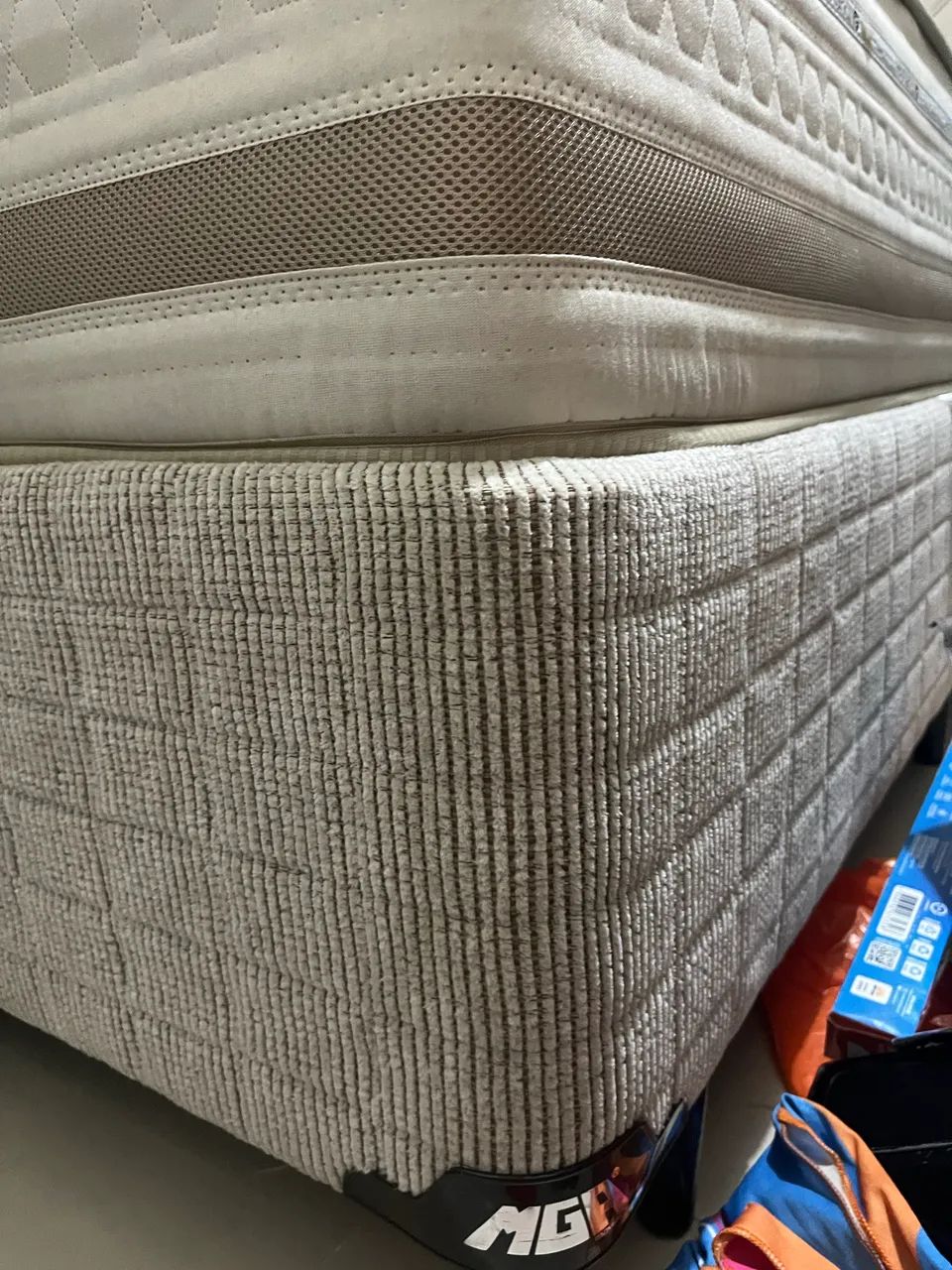 CAMA DE SOLTEIRO COM BOX E CABECEIRA - Foto 3
