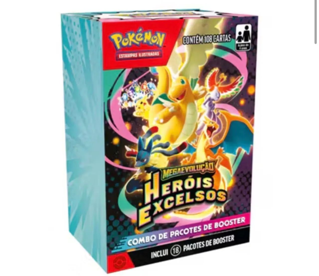 Mini BB Pokémon Heróis Excelsos - Lacrada | Produto Nacional
