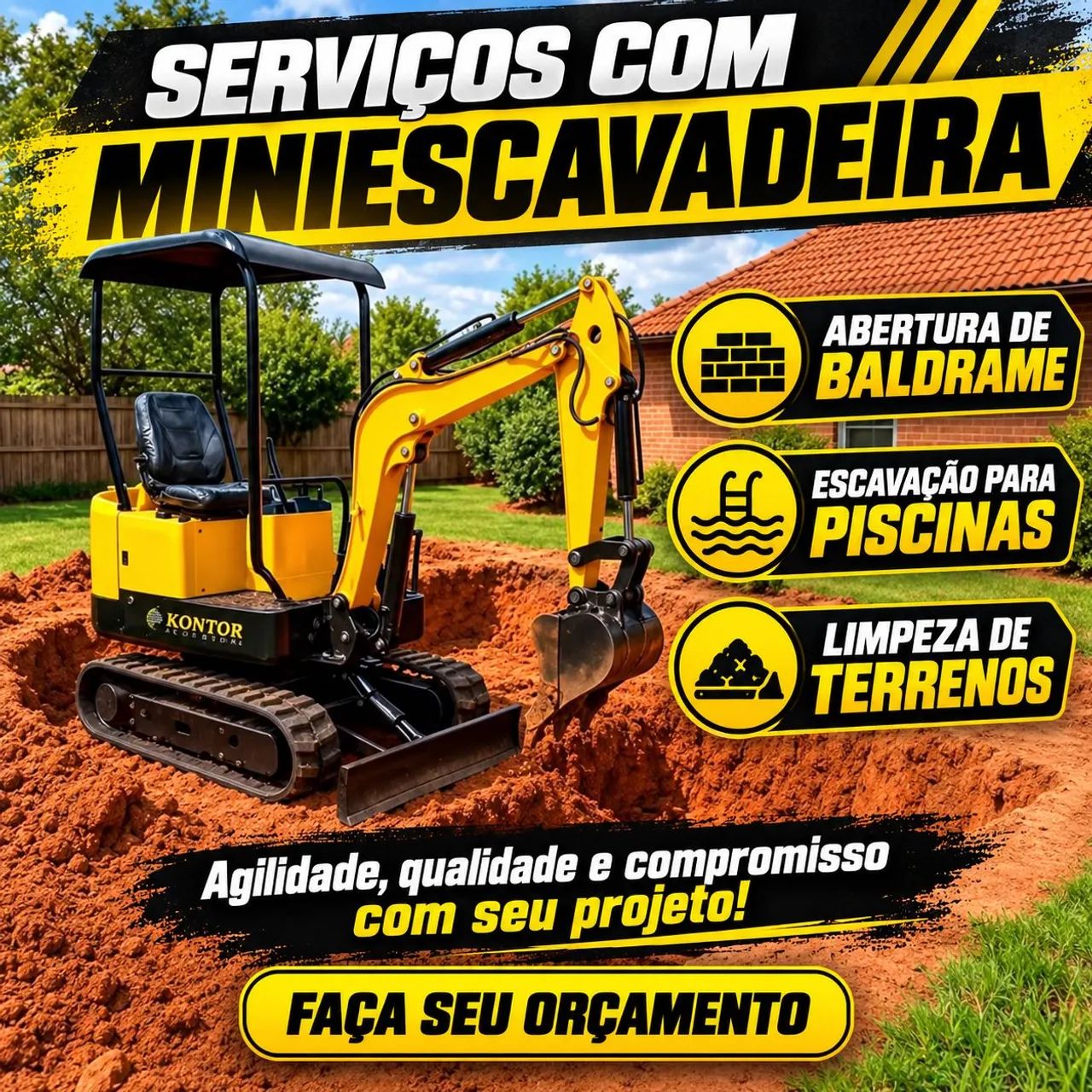 Mini Escavadeira