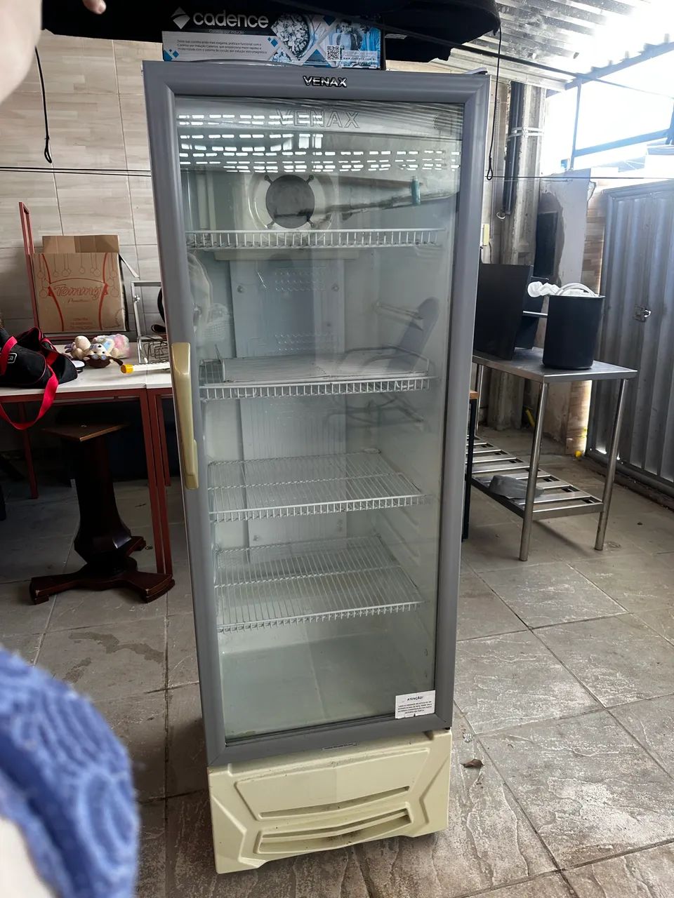 Expositora Venax 300L  VV300 Branco com cinza