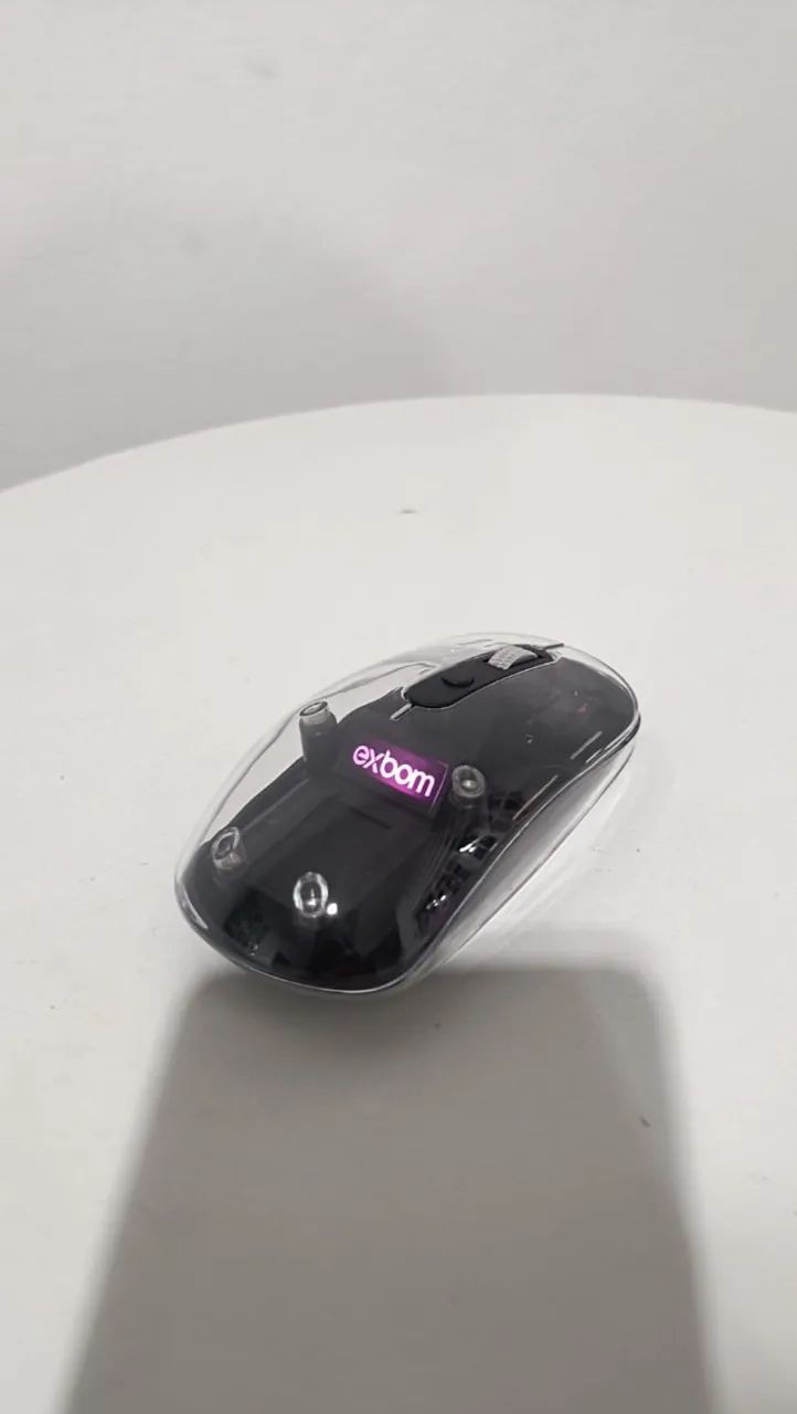 Mouse Exbom MS-S350T Transparente RGB 2.4G | Bluetooth  - Foto 2