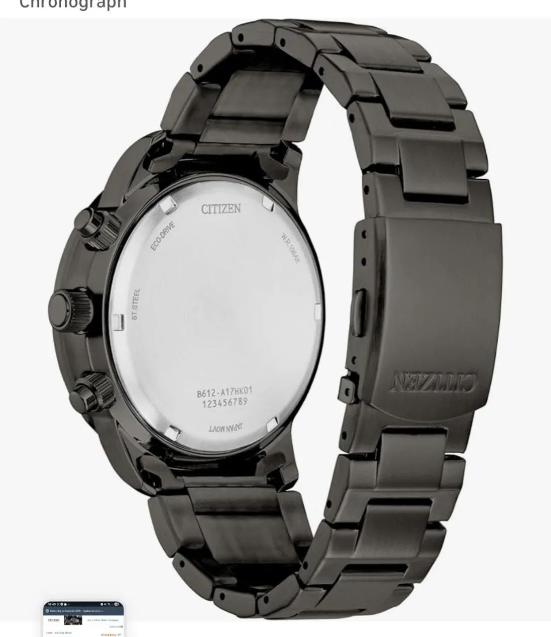 Relogio Citizen Brycen Raridade  - Foto 2