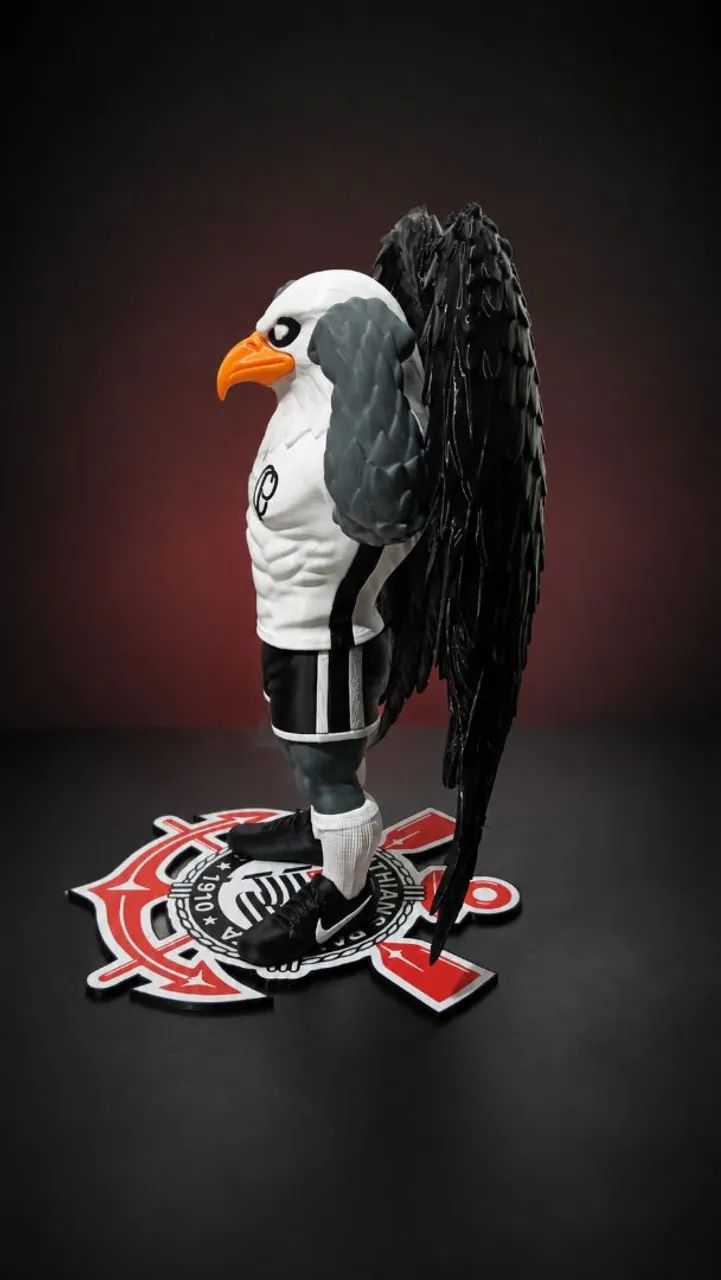 Boneco Gavião Corinthians Impresso 3D - Foto 4