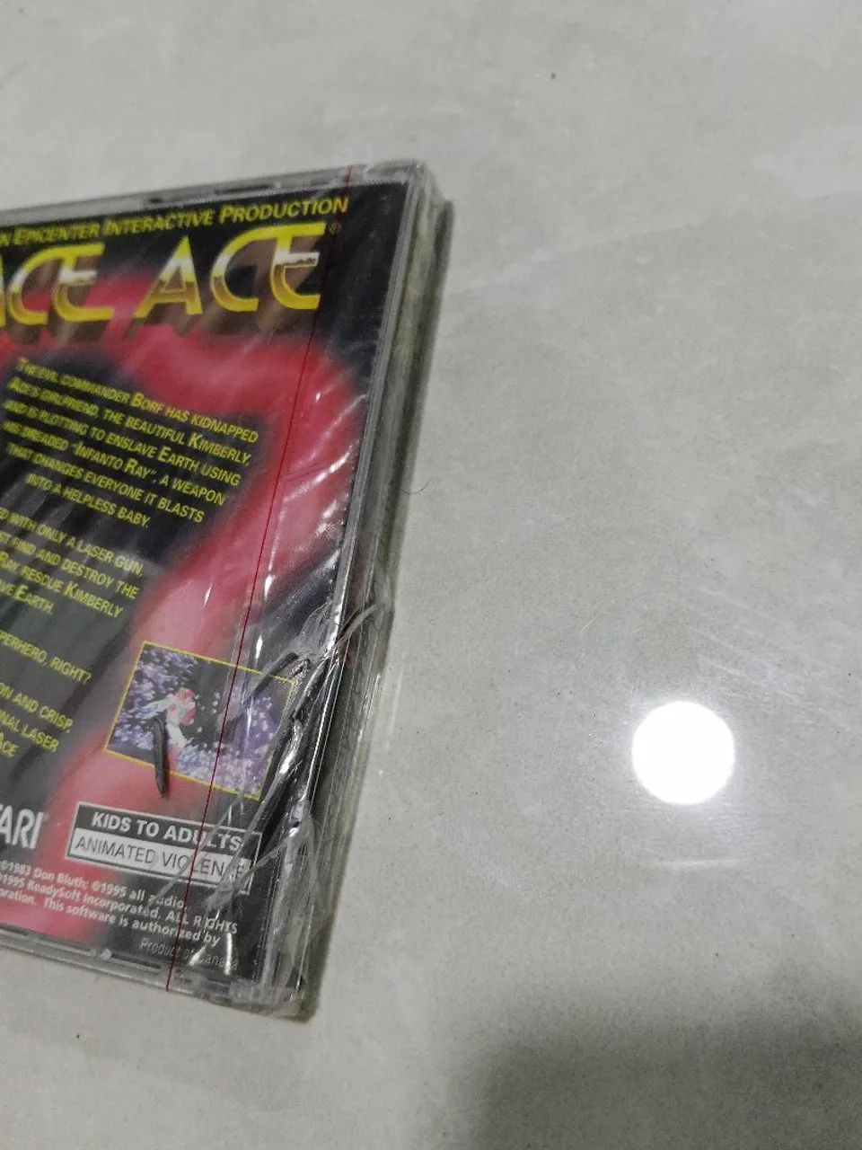 Jogo Space Ace - Atari Jaguar CD lacrado - Foto 3
