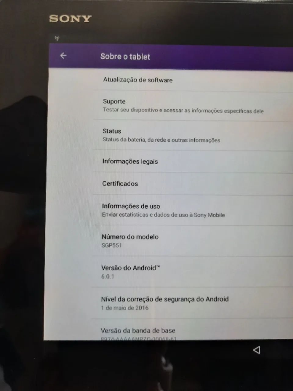 Tablet Sony Xperia Z2 com TV digital black  - Foto 3