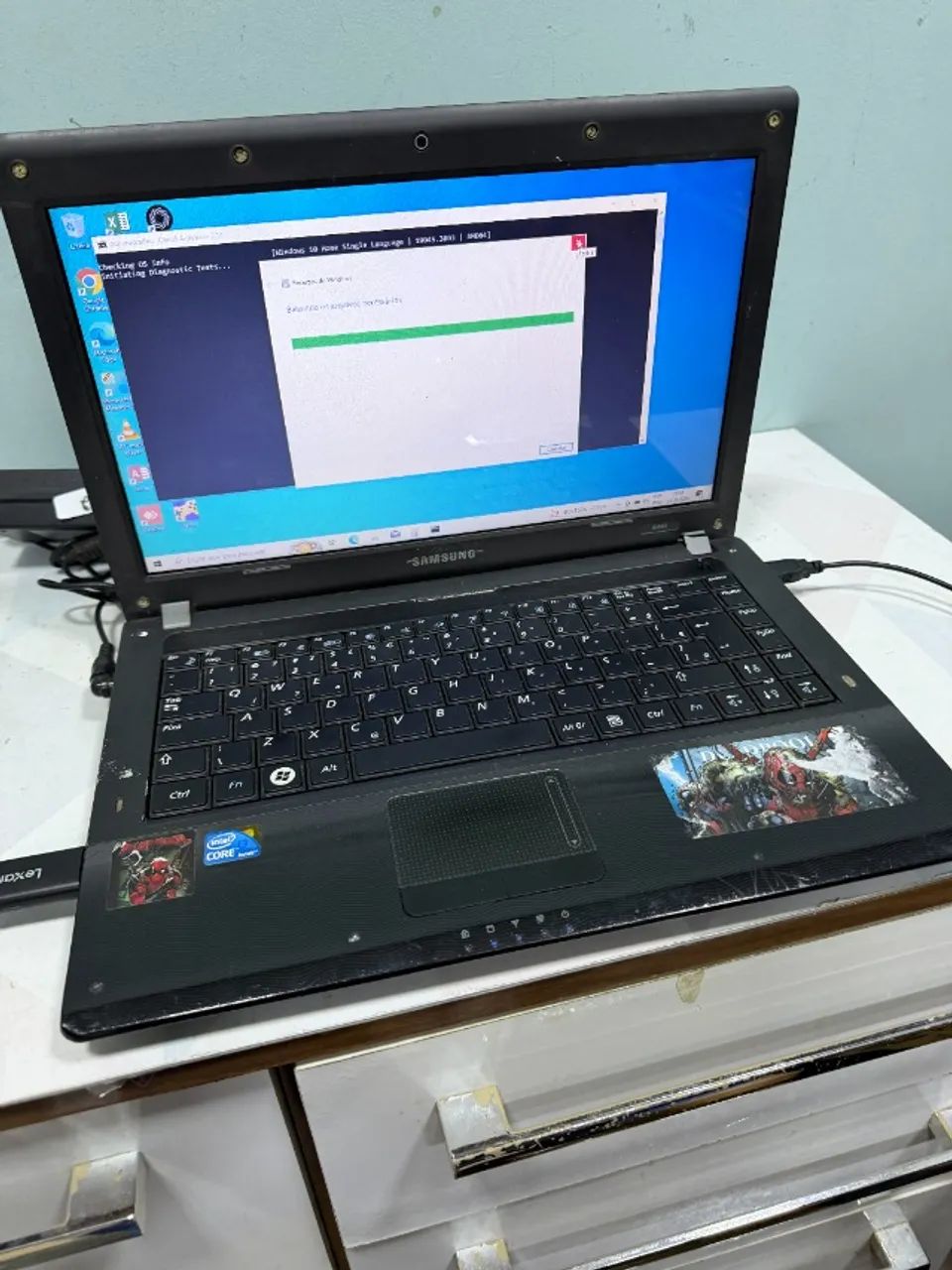 Notebook Samsung R440 Core i3 4GB 320GB Formatado com Pacote Office + Teclado USB  