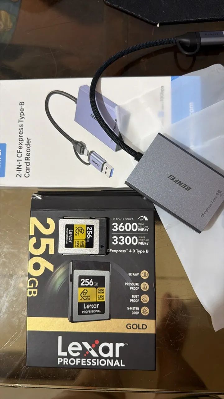 CARTÃO CF EXPRESS 256G TYPE B GOLD - Foto 2