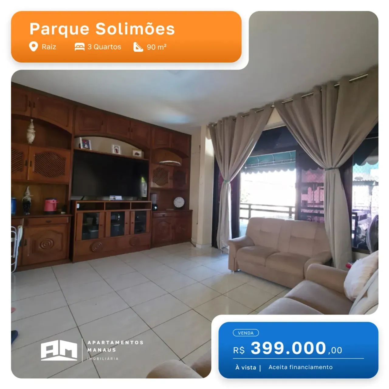 Parque Solimões  3 Quartos