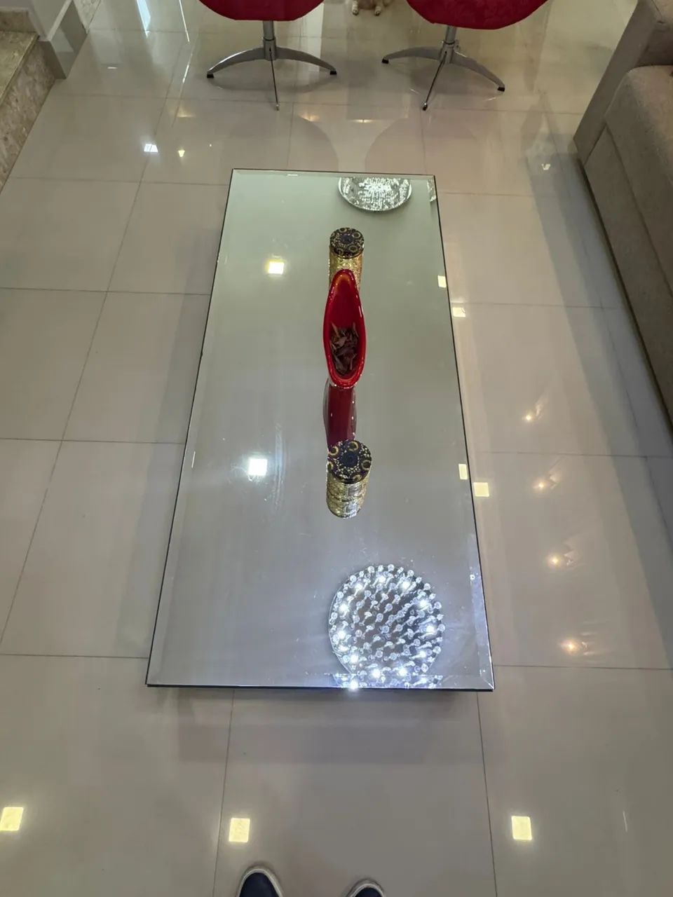 Vende-se mesa de centro de vidro  - Foto 2