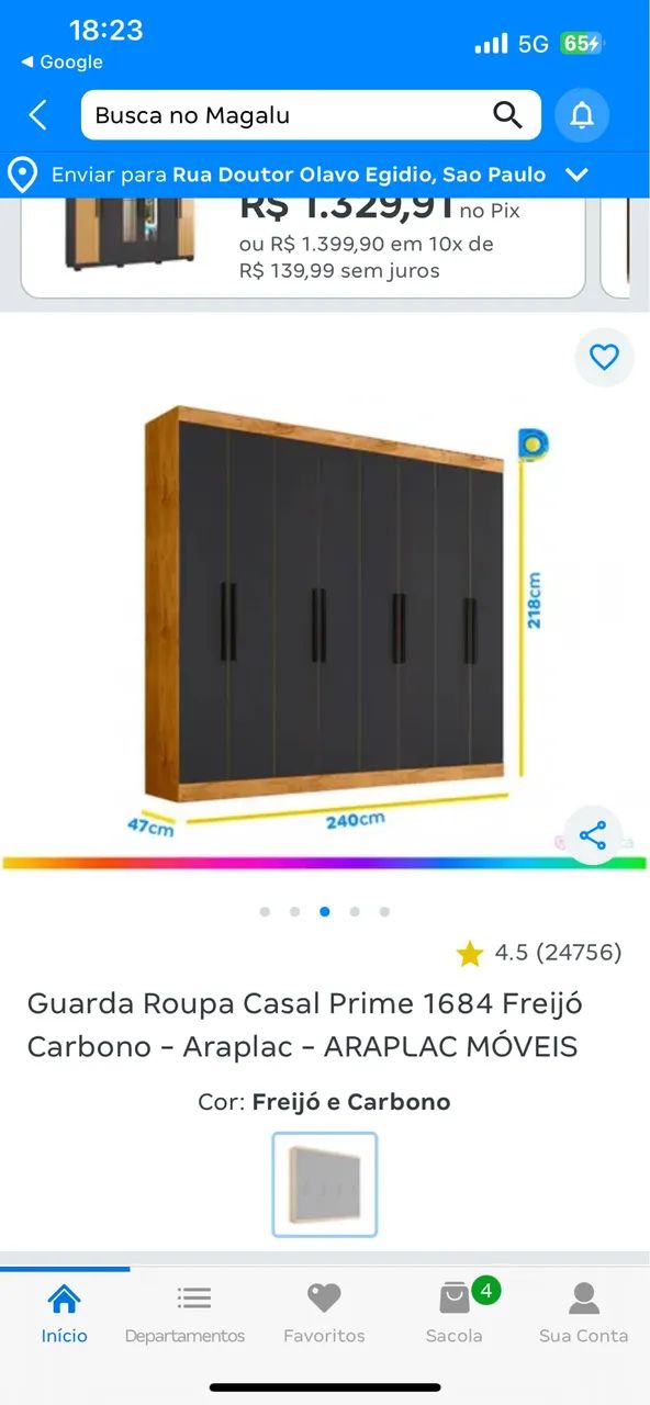 Guarda roupas casal  - Foto 3