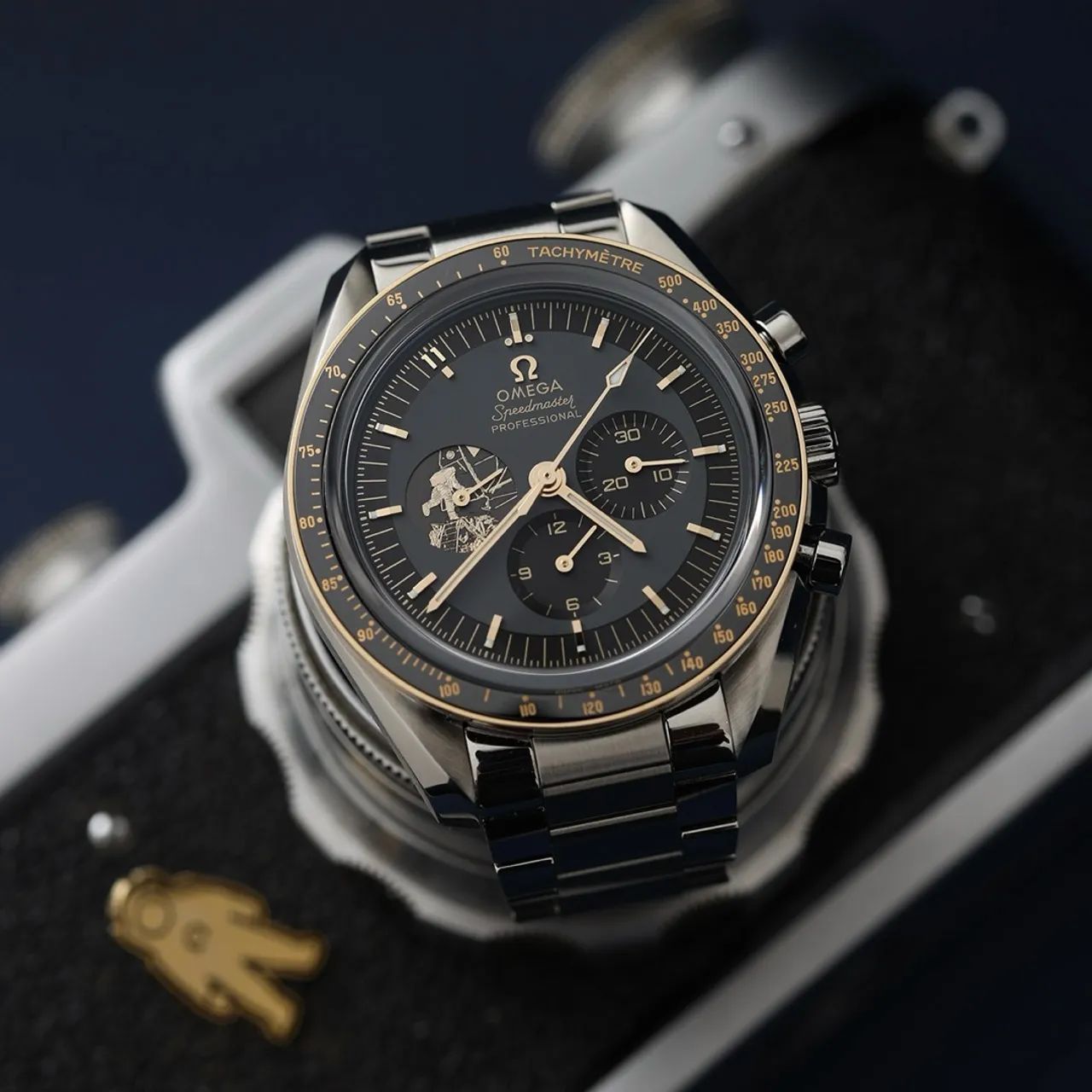 Omega apollo 11 cronógrafo novo  - Foto 2