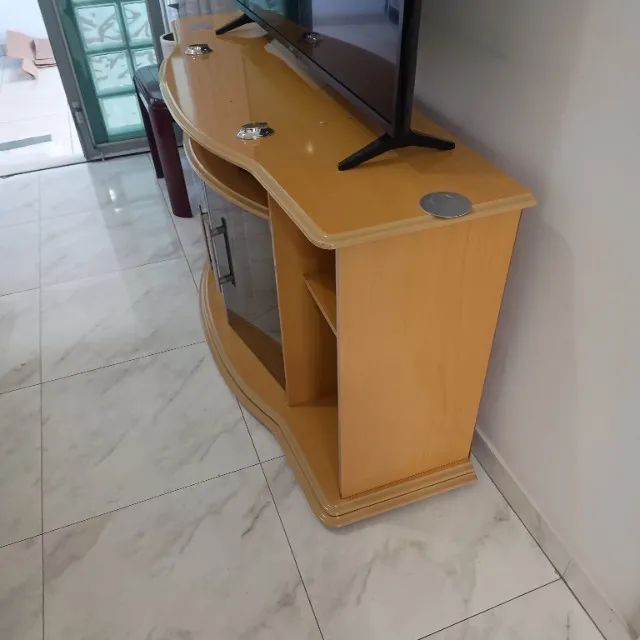 Rack para sala MDF cerejeira - Foto 2