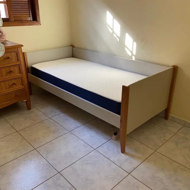 Cama madeira solteiro infantil mdf - Foto 3