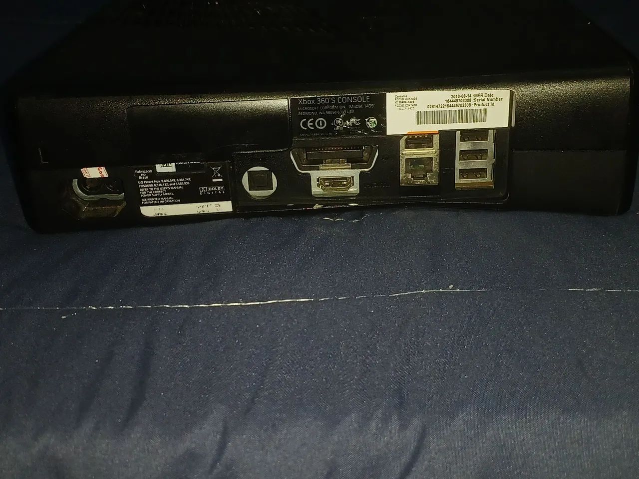 Xbox 360 Slim Ltu com defeito  - Foto 4